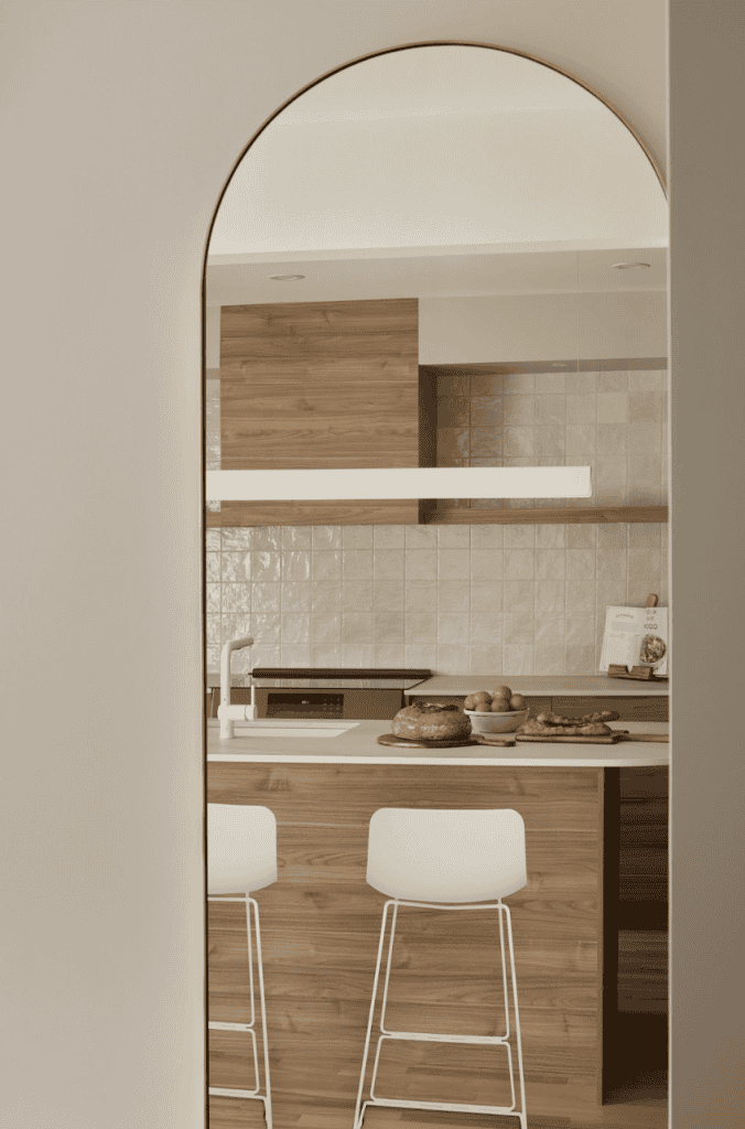 miroir cuisine ilot