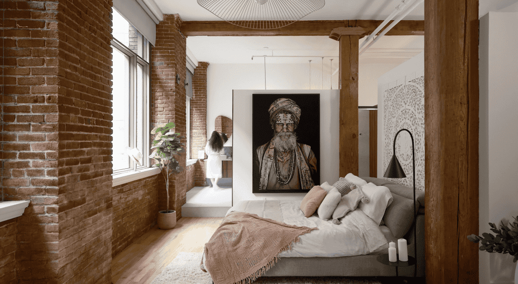 grande chambre des maitre brique et bois, comment réussir ses rénovations