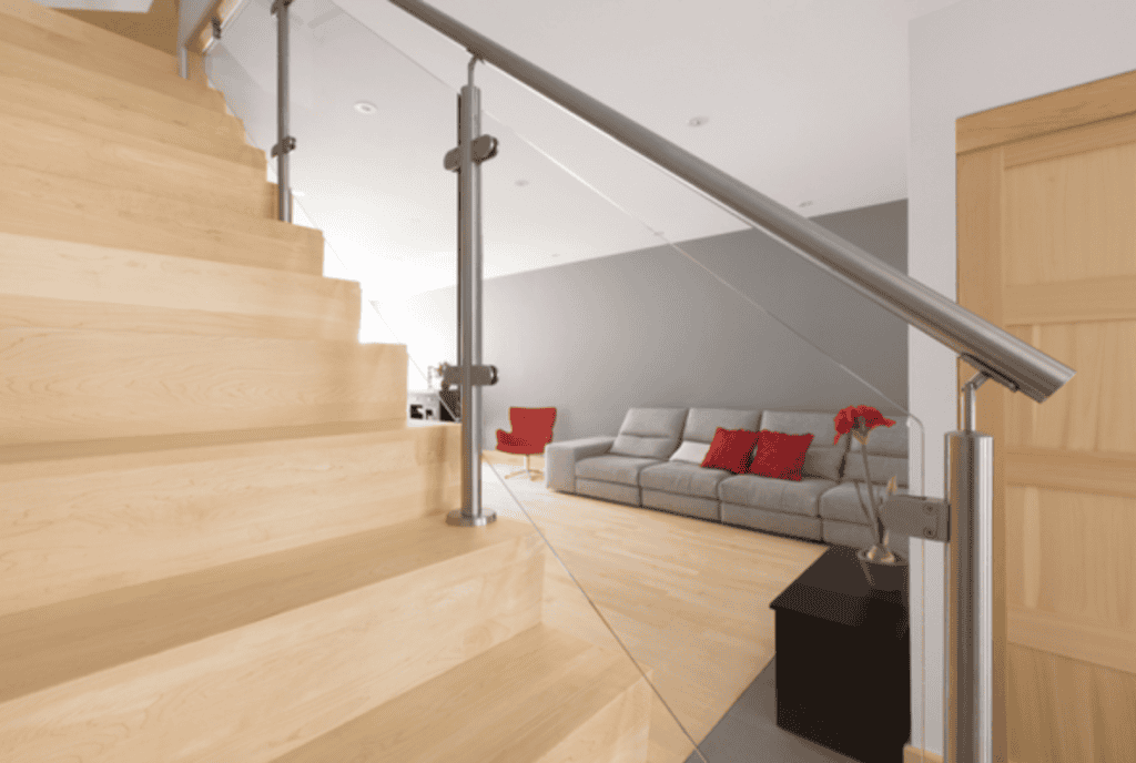 escalier bois naturel scandinave duplex rosemont
