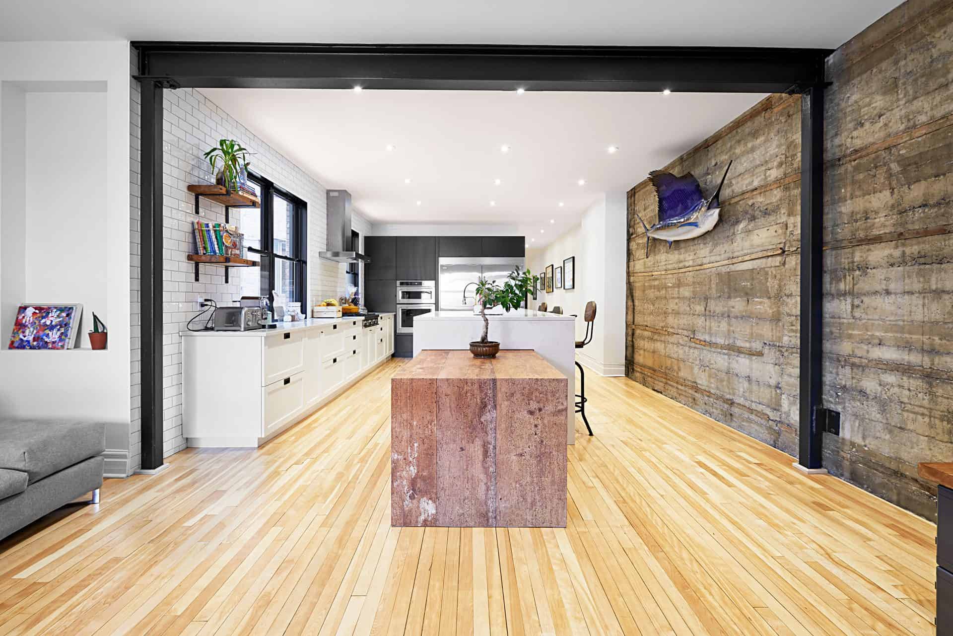Structure, renovation condo montreal, mur porteur