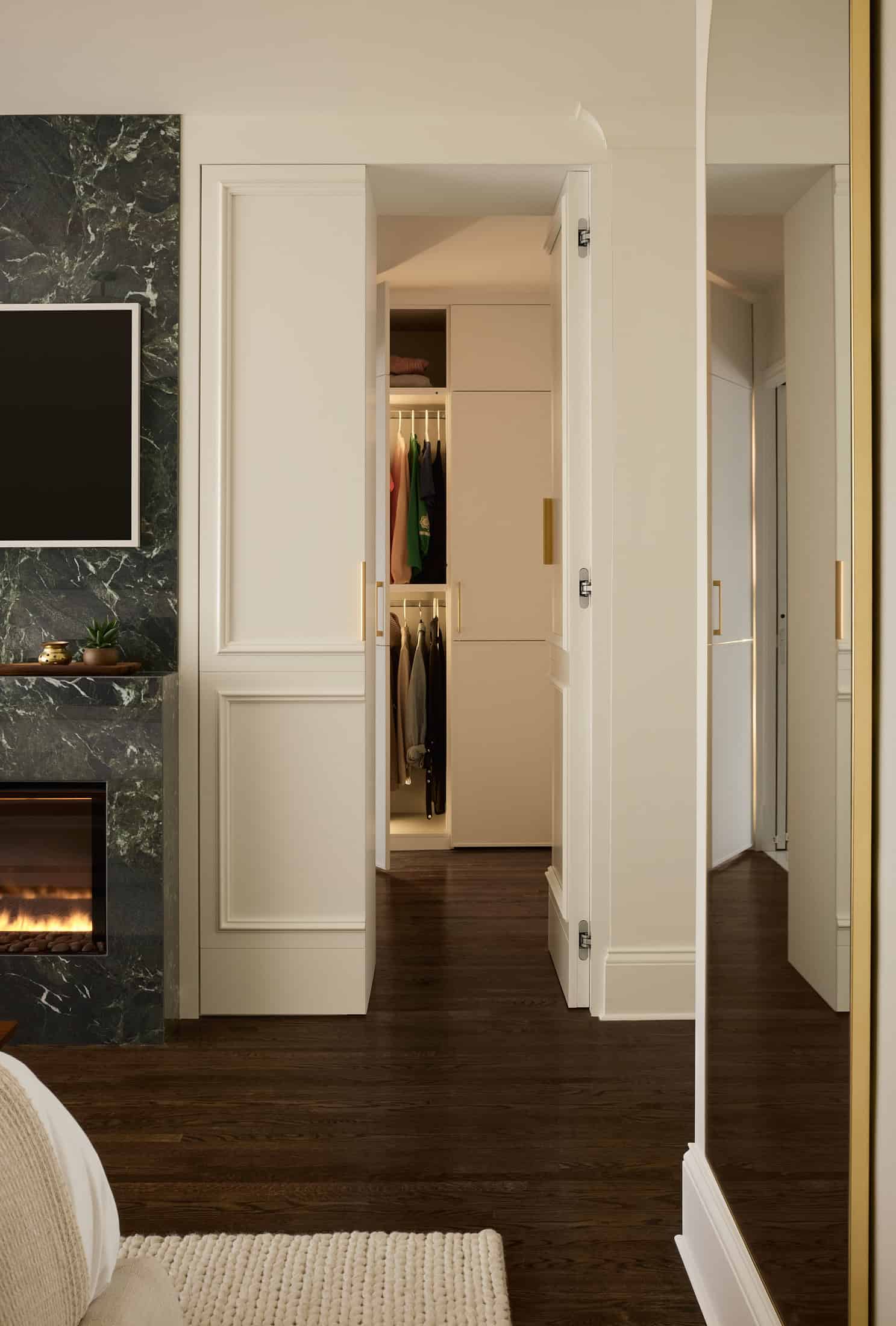 walk-in, garde-robe, chambre