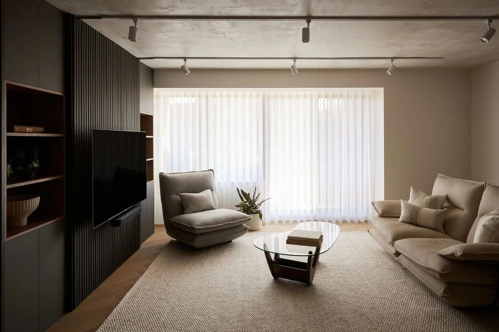 Renovation condo salon haut de gamme